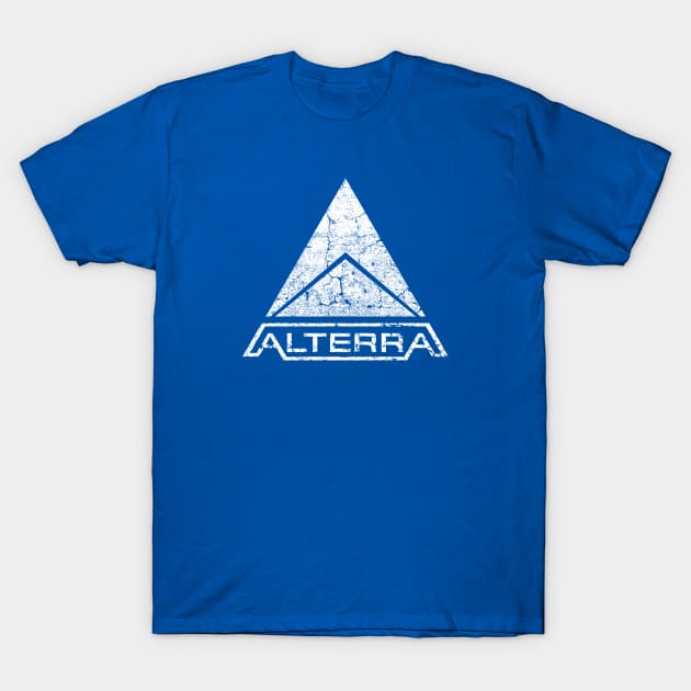 ALTERRA subnautica white logo T-Shirt by FbsArts